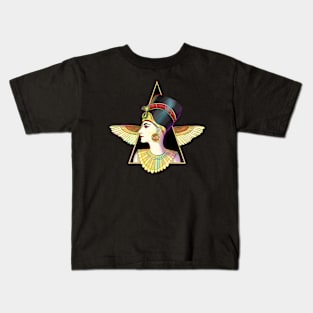 Goddess Nefertiti Ancient Egyptian Kids T-Shirt